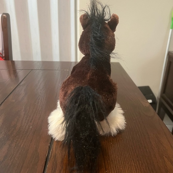 Ganz Webkinz Clydesdale Horse HM139 Plush Stuffed Animal - Picture 3 of 11